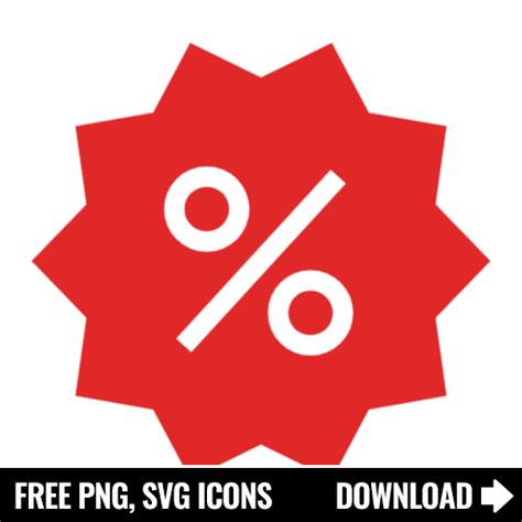 Free Discount Svg Png Icon Symbol Download Image