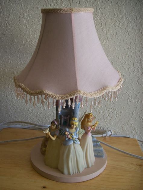 Disney Store Vintage Princess Lamp And Shade Rare At Cheap