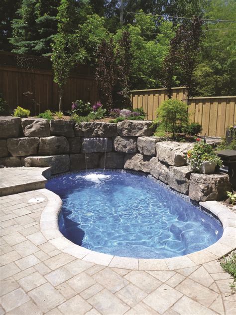 There are many various styles and shapes: Small Inground Pool: 25+ Admirable Ideas for a Narrow ...