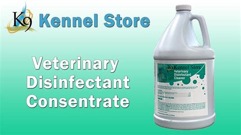 K9 Kennel Store Veterinary Disinfectant Consentrate Youtube
