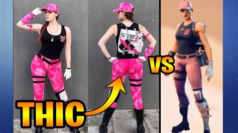 Fortnite Cosplay Thic Skins In Real Life Youtube