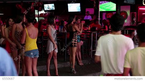 Red Light District In Pattaya Thailand Stock Video Footage 6550687