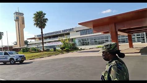Veep Tour Of Kamuzu International Airport Lilongwe Malawi August