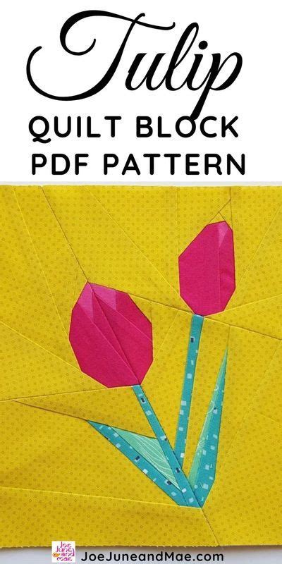 tulip quilt block pdf pattern quilt block patterns free foundation paper piecing patterns