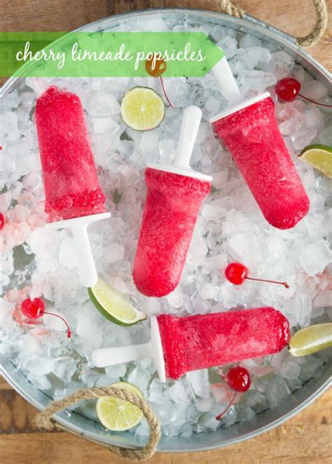 If you prefer a yellow slush, feel free to use regular lemonade concentrate. Cherry Limeade Popsicles recipe | Recipe | Popsicle ...