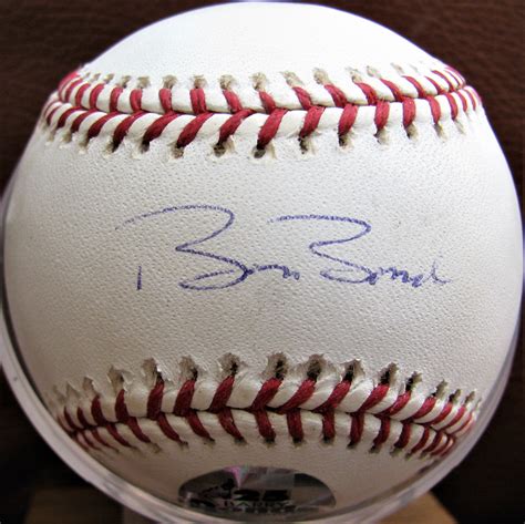 Lot Detail Barry Bonds Signed Baseball Wjsa