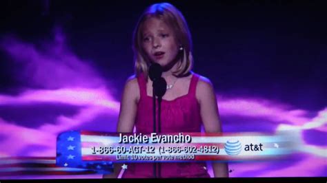 Jackie Evancho 1st Live Audition Americas Got Talent Youtube
