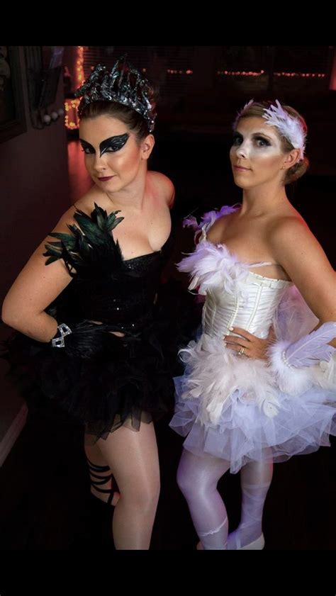 Black Swan And White Swan Halloween 2013 Cisne Branco Fantasias Carnaval