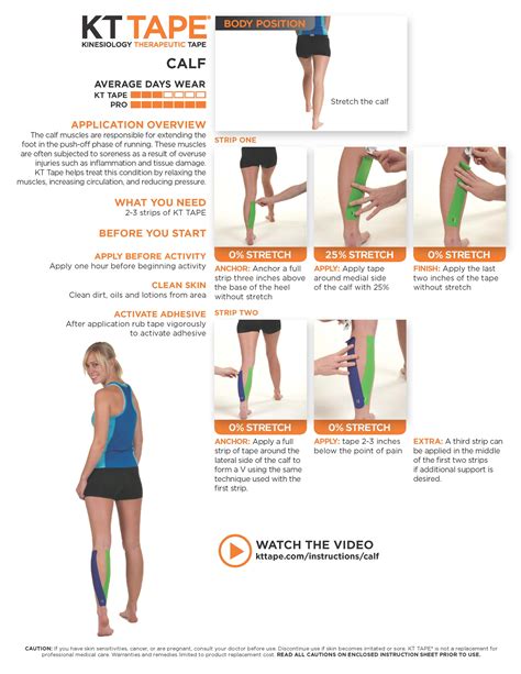 Great Kt Tape Calf Pain Learn More Here