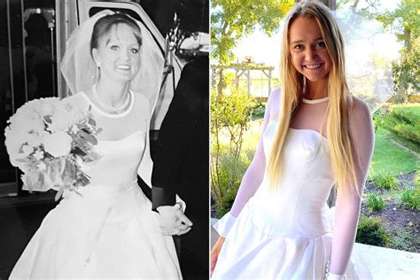 Ree Drummond S Daughter Paige Tries On Her Mom S Wedding Dresssee