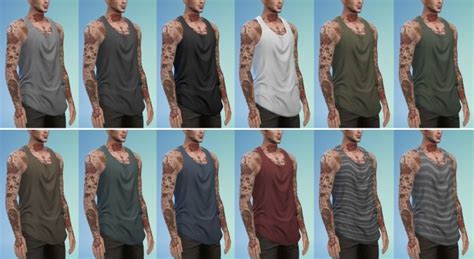 Long Tank Top At Darte77 The Sims 4 Catalog