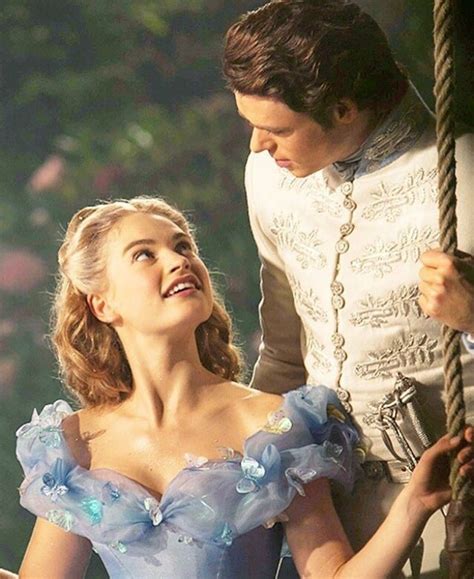 Lily James And Richard Madden In Cinderella 2015 Cinderella Movie