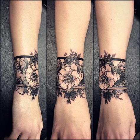 Flower Cover Up Tattoos On Wrist Acovera