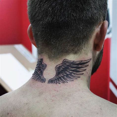 Back Neck Tattoos For Men Wings Best Tattoo Ideas