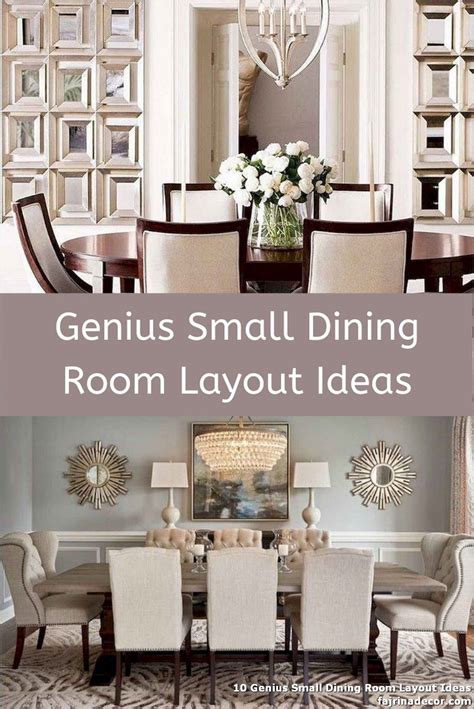 10 Genius Small Dining Room Layout Ideas Even When Your Eating Room