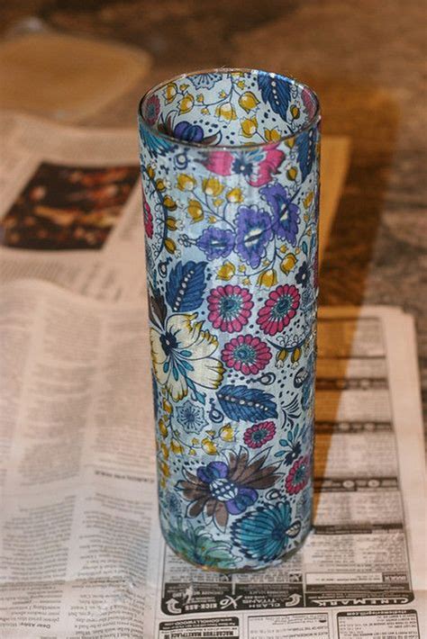 This Little Mod Podge Vase Project Is A Super Easy Way To Display Some