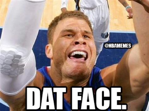 The 20 Funniest Nba Dunk Faces Of All Time Blake Griffin Nba Funny