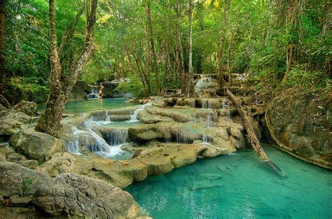 Erawan Waterfall Paradise In Asia Akademi Fantasia Travel