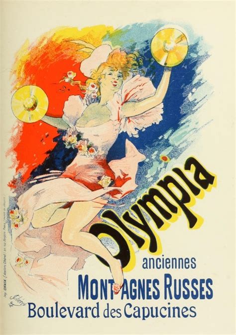 Les Affiches Illustr Es Olympia Poster Print By Jules