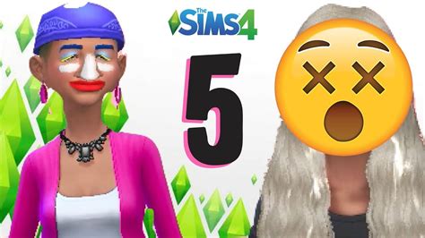 Amazing 5 Minute Ugly To Beauty Challenge The Sims 4 Cas Youtube
