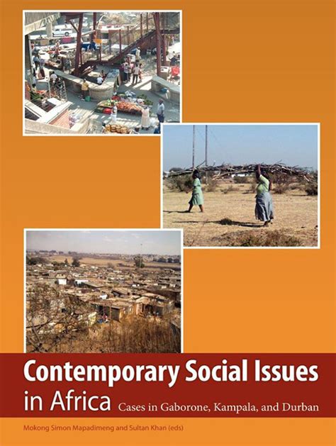 Contemporary Social Issues In Africa • School Of Social Sciences