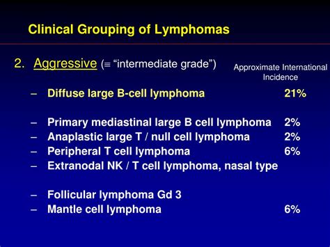 Ppt Lymphoma Powerpoint Presentation Free Download Id1727693