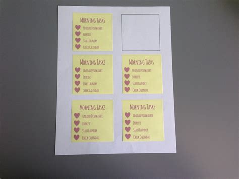 How To Print On Sticky Notes I Heart Planners