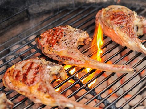 Add some rice or couscous and you've got a quick weeknight dinner. How to Grill Perfect Lamb Rib or Loin Chops | Serious Eats