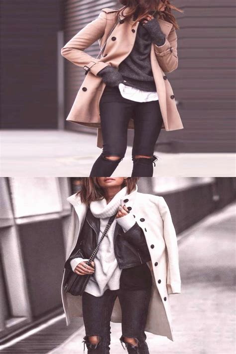 Fashion Turndown Collar Pure Colour Long Sleeve Coat In 2020 Long Sleeve Coat Outfit Cool