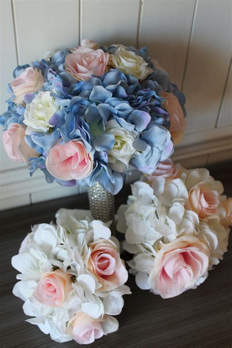Blush Silk Wedding Flowers