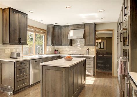 If you're in the market for new kitchen cabinets, you've likely noticed how today's cabinets are smoother and sleeker than years. Thoughtful, handsome kitchen remodel, newly reconfigured ...