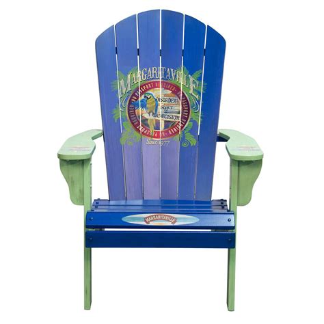 Outdoor adirondack chair patio porch chair solid wood backrest multiple colors. Margaritaville Port of Indecision Solid Wood Patio ...