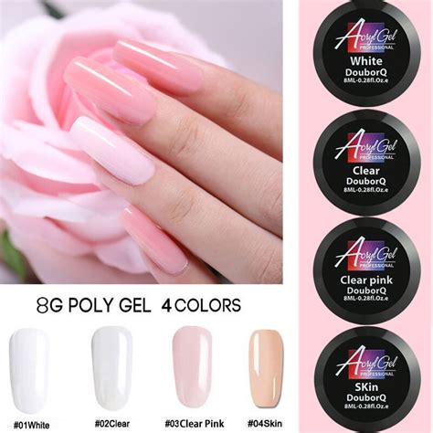 Ml Nails Polygels Uv Gel Poly Gel Nails Builder Poligel Nails Kit
