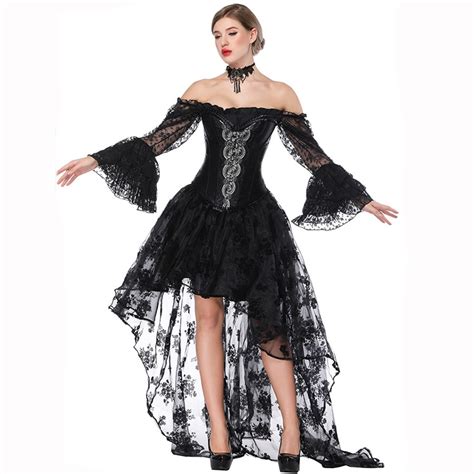 Vintage Corset Dresses Burlesque Costume Sexy Corsets And Bustiers Gothic Victorian Dress