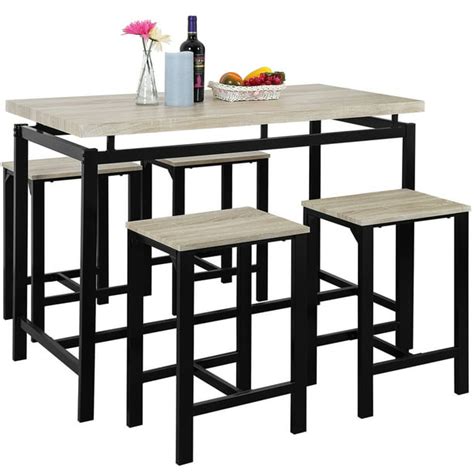 Clearance Counter Height Table Set Of 5 Breakfast Bar Table And Stool