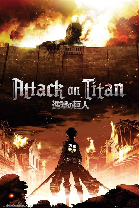Discover more posts about attack on titan official art. Attack on Titan Key Art Maxi Poster