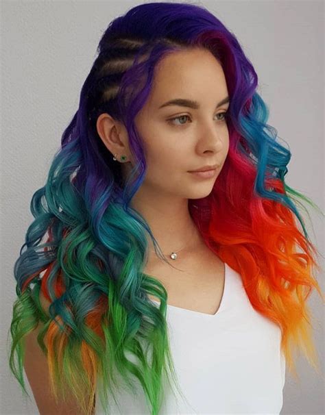 Colorful Hair Highlights And Trends For Long Hair In 2019 Stylesmod