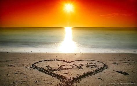 Amor E Love Beach Sunset Wallpaper Sunset Love Sunset Wallpaper