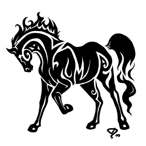 Amazing Horse Tattoo Design By Brittany Newbern