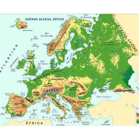 Mapas FÍsicos De Europa Interactivos Blog Del Profesor RaÚl
