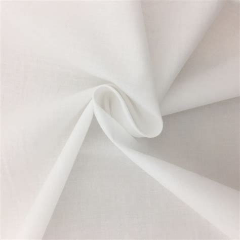 100 Cotton Fabric White