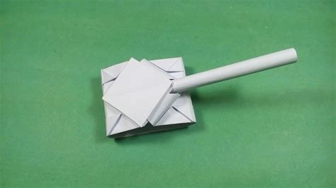 How To Make A Paper Tank Easy Origami Tank Instructions Youtube