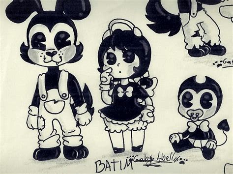 Babies Bendy Boris And Alice Angel Bendy And The Ink Machine Alice