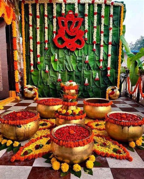 8 Easy Ganesh Chaturthi Decoration Ideas For Your Abode