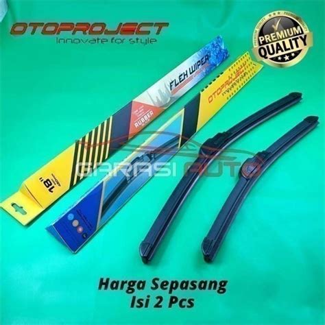 Jual Wiper Frameless Karet Premium Mobil Fortuner Vnt Old Flex Otoproject Di Seller Garasi Auto