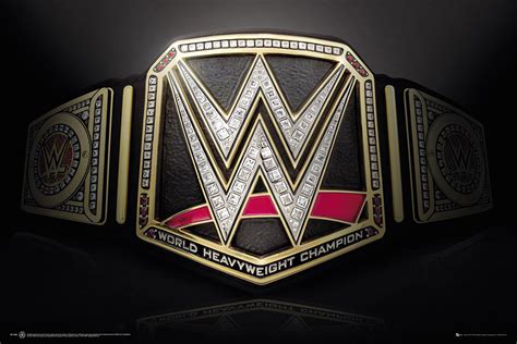 WWE Championship Belt Poster