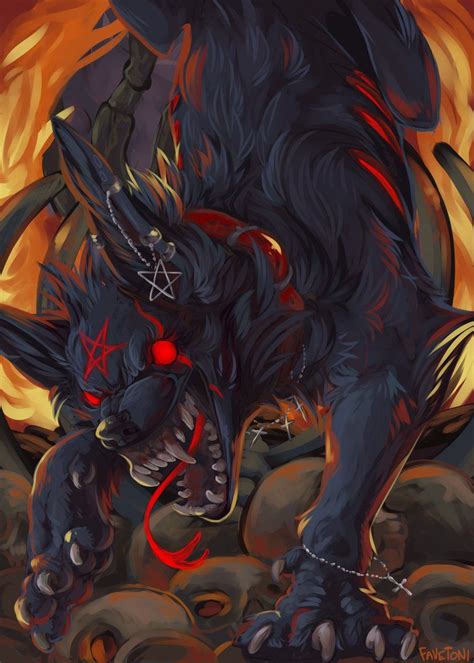 Forsaken On Deviantart Demon Wolf