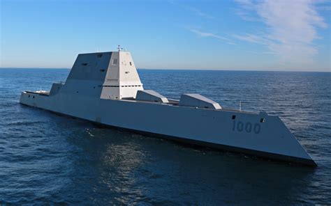 Us Navys Largest Destroyer Ever Heads Out To Sea For First Time