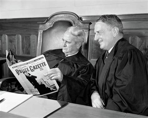1930s 1940s Courtroom Judges Reading Photograph By Vintage Images