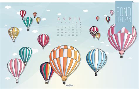 Calendrier D’avril Milk With Mint